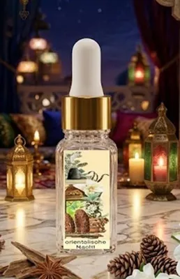 Produktbild von GKA Parfümöl orientalische Nächte aus Frankreich Parfüm Kosmetik Weihrauch, Kiefer, Leder, Vanille, Weißdorn sehr intensiv Probierfläschchen