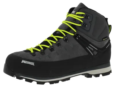 Produktbild von Meindl Montafon GTX wasserdichte und stabile Herren Bergschuhe speziell für breite Füße geeignet Anthrazit/Lemon EU 44,5