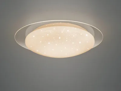 Produktbild von Reality Leuchten Deckenleuchte FRODO DH 48x10.20 cm weiß Deckenlampe