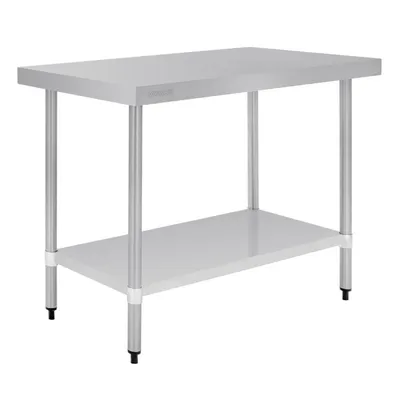 Produktbild von Vogue Arbeitstisch mit Grundboden aus Edelstahl 1200x900x600mm