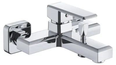 Produktbild von Einhebel-Duscharmatur – Wandmontage, massive Messingkonstruktion, Chrom