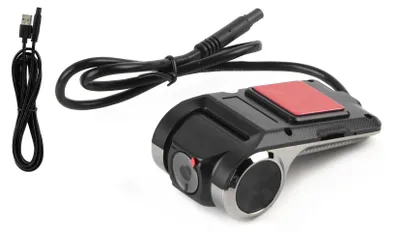 Obrázek produktu pro Přístrojová kamera, HD 1080p 140° širokoúhlá nahrávací smyčka USB DVR kamera na palubní desce pro videorekordér do auta