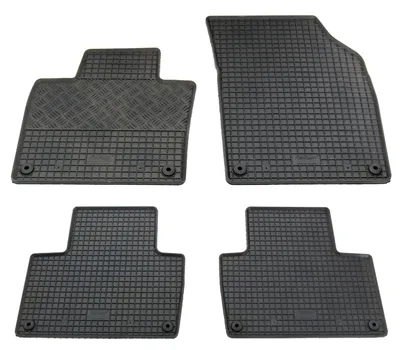 Gummifußmatten Set 4-teilig für Volvo XC90 II (2015-), schwarz