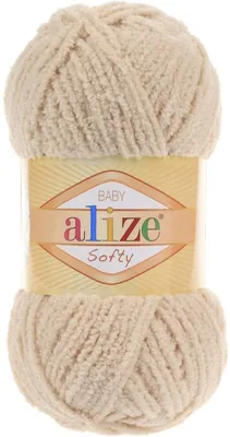 Produktbild von Alize Softy Strickgarn flauschig Farbcode 310, Lauflänge 115m/50g, Nadelstärke 3-5mm