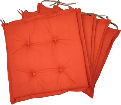 Immagine prodotto di Set 4 cuscini per sedie 40x40x3 cm morbidi per cucina o sala da pranzo - 003