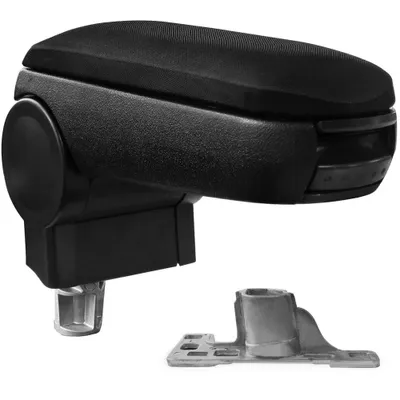 Imagen del producto de Reposabrazos para asiento In and OutdoorMatch, modelo Cynthia, compatible con AUDI A4 B5, fabricado entre 1994 y 2001, tapizado en tela, color