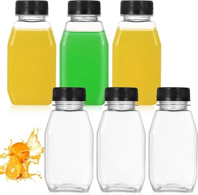 Produktbild von Saftflasche 250 ml, 6 Stück, Kunststoff, für unterwegs