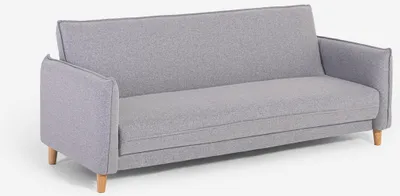 Image de canapé-lit 3 places réglable Clic-Clac en tissu Gamma beige