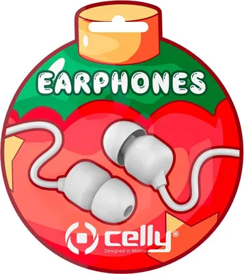 Immagine prodotto di Celly XMASEARBALLWH cuffia e auricolare Cablato In-ear Musica e Chiamate Bianco