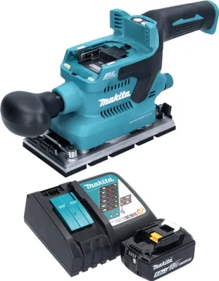 Produktbild von Makita DBO 380 RT1 Akku Schwingschleifer 18 V 93 x 185 mm Brushless + 1x Akku 5,0 Ah + Ladegerät