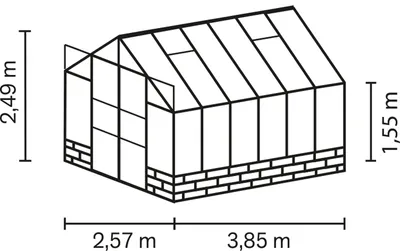 Produktbild von Cassandra 9900 ESG 3mm, schwarz