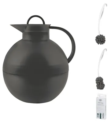 Produktbild von alfi KUGEL Isolierkanne – Vorteilsset mit Reinigungsbürste CLEAN FIX 30 cm