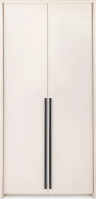 Obrázok produktu pre Šatníková skriňa do obývačky, malá béžová výklopná skriňa 105 cm