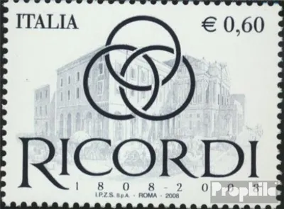 Produktbild von Briefmarken Italien 2008 Mi 3226 (kompl.Ausg.) postfrisch Musikverlag