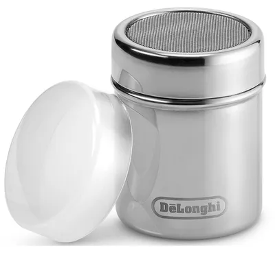 Produktbild von De'Longhi DLSC061 Edelstahl Kakao Streuer, 175ml, Silber