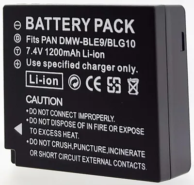 Produktbild von Batterie kompatibel mit PANASONIC DMW-BLG10PP - panasonic