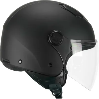 Produktbild von Demi Jet Helm SKA-P 1LHA LUKE Mono Mattschwarz größe M