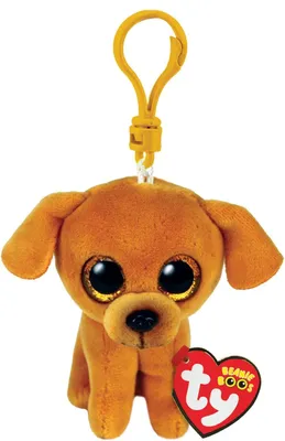 Immagine prodotto di Ty Beanie Boo's Clip Zuzu Cane marrone chiaro 7 cm