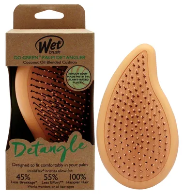 Obrázok produktu pre Kefa na mokré kefy Kefa na mokré kefy Go Green Palm Detangler Orange 1ks