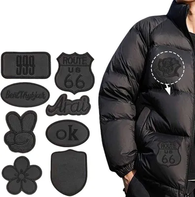 Produktbild von INF Selbstklebende Leder Reparaturflicken - 8 Stück Set für Kleidung