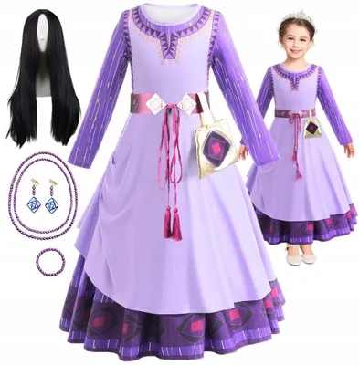 Produktbild von Hopki Asha Kostüm Wish Prinzessinnen Kleid für Mädchen 152/158