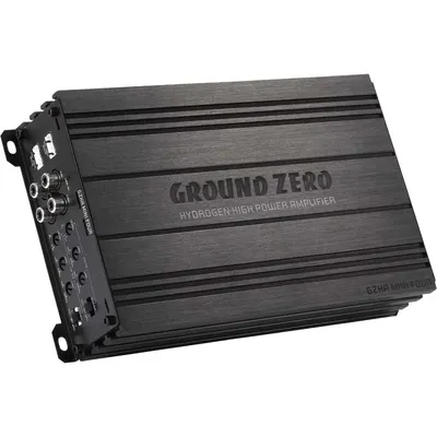 Zdjęcie produktu dla Ground Zero GZHA MINI FOUR | 4-kanałowy kompaktowy wzmacniacz klasy D