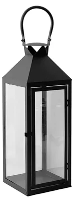 Image de Lanterne XXL en acier inoxydable 54cm