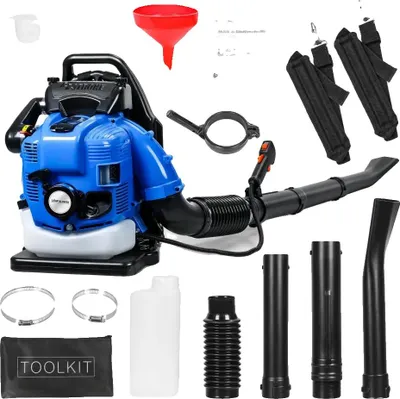 Produktbild von Laubbläser, 4-Takt-Motor, 75,6 cm³ Hubraum, 750 CFM Luftstrom, 2,6 kW Leistungsabgabe, 1,9 L Kraftstofftank