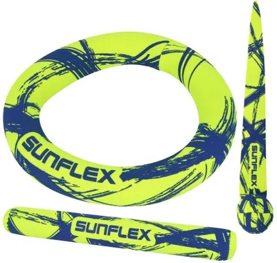 Produktbild von Sunflex Tauchset Funky Crossed | Tauchkugel Tauchstab Tauchspiel Tauchen Wasserspiel