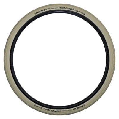 Image de Schwalbe Delta Cruiser Plus 28x1,4" 700x35c Manteau Couverture Vélo Pneu à fil Pneu vélo avec bande réfléchissante Manteau vélo Couverture vélo