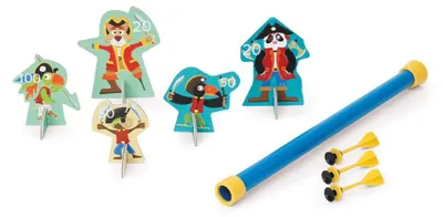 Produktbild von SCRATCH - Blasrohr Dart Set Piraten