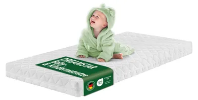 Produktbild von Hochwertige Babymatratze und Kindermatratze | 80 x 160 cm | extra hautsympathischer Bezug | DREAMSTAR Ergo Kids