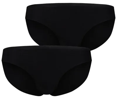 Produktbild von Skiny Damen Rioslip Advantage Modal Invisible 2-Pack black - Größe 40