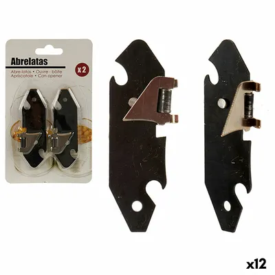 Obrázek produktu pro Otvírák na konzervy stříbrné barvy (1 x 15 x 9 cm) (12 kusů)