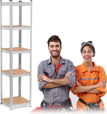 Zdjęcie produktu dla Regał metalowy magazynowy 180 x 40 x 40 Humberg 4819