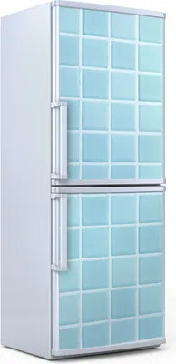 Produktbild von Kühlschrankdekoration 70x180 cm Aufkleber auf dem Kühlschrank - Kacheln Abstrakt