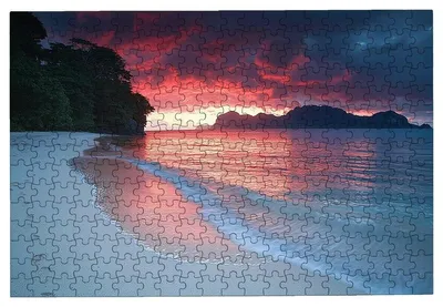 Obrázek produktu pro Puzzle "Západ slunce" s 3000 dílků pro dospělé