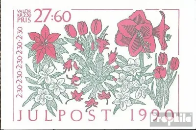 Produktbild von Briefmarken Schweden 1990 Mi MH156 (kompl.Ausg.) postfrisch Weihnachten