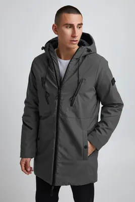 11 Project PRPine Herren Winterparka Parka Winterjacke mit hochabschließendem Kragen