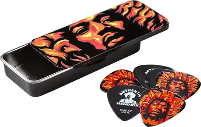 Produktbild von Dunlop JH-PT14H Jimi Hendrix - Voodoo Fire - Sammlerbox mit 6 Plektren