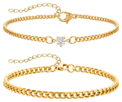 Produktbild von J.Fée 2 Stück Partner Armbänder Paar Armbänder Freundschaftsarmbänder Couple Arm