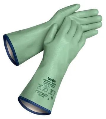 Productafbeelding van uvex chemische beschermhandschoen rubiflex S NB35SF, groen, maat 9