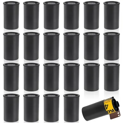 Productafbeelding van Filmpotje - Kunststof - Zwart - 30 ml - 30 stuks