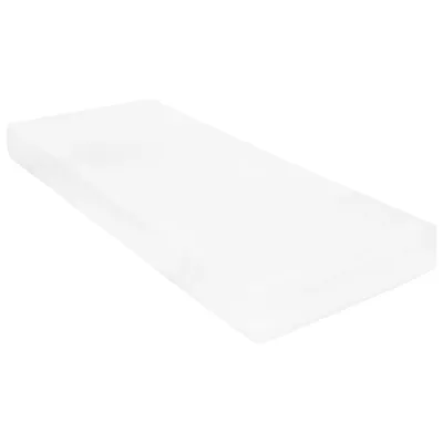 Produktbild von VidaXL 282798, Einzel-/Doppel-XL-Größe, High density foam mattress, Weich, Weiß, Polyester, Polyester
