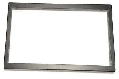 2 DIN Radioblende Rahmen 118 x 188 mm, grau