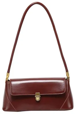 Imagen del producto de Elegante mini bolso de hombro de cuero para mujer