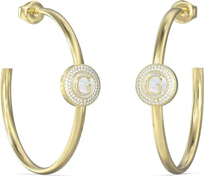 Immagine prodotto di Orecchini circolari Guess Gold Collection - donna