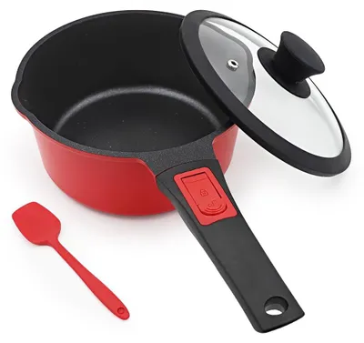 Produktbild von Kochtopf 18 cm mit Deckel und Antihaftbeschichtung