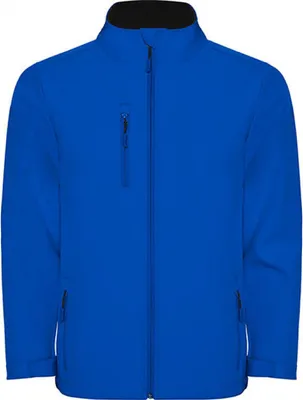 Produktbild von Roly SS6436 | Herren Nebraska Softshell Jacket, Wasser- und Windabweisend - Farbe: Royal Blue 05 - Größe: L