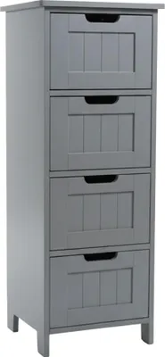 Obrázek produktu pro Úložná skříňka do koupelny, 4 zásuvky, prostorově úsporný design